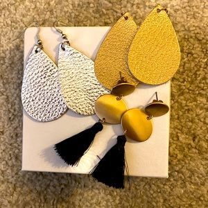 3 Pack—Gold & Silver Earrings